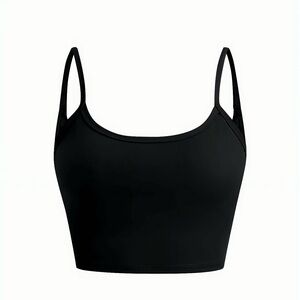 Black Women's Crop Top